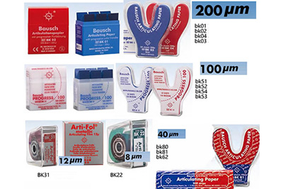 - Bausch Articulating Paper