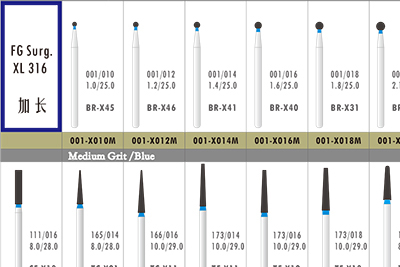 - Diamond Bur 316 FG XL  - Diamond Bur 316 FG XL