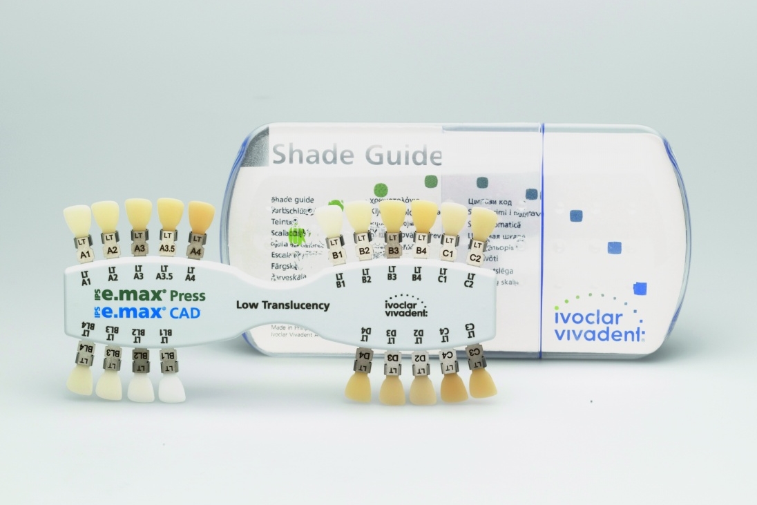 - IPS e.max Press / IPS e.max CAD HT/LT Shade Guide