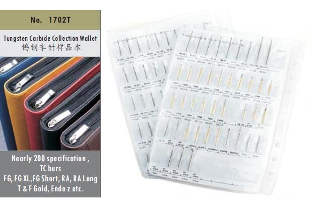 Clinic Carbide Burs Collection Wallet - No.1702T  - No.1702T