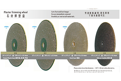 - Plaster Trimming wheel
