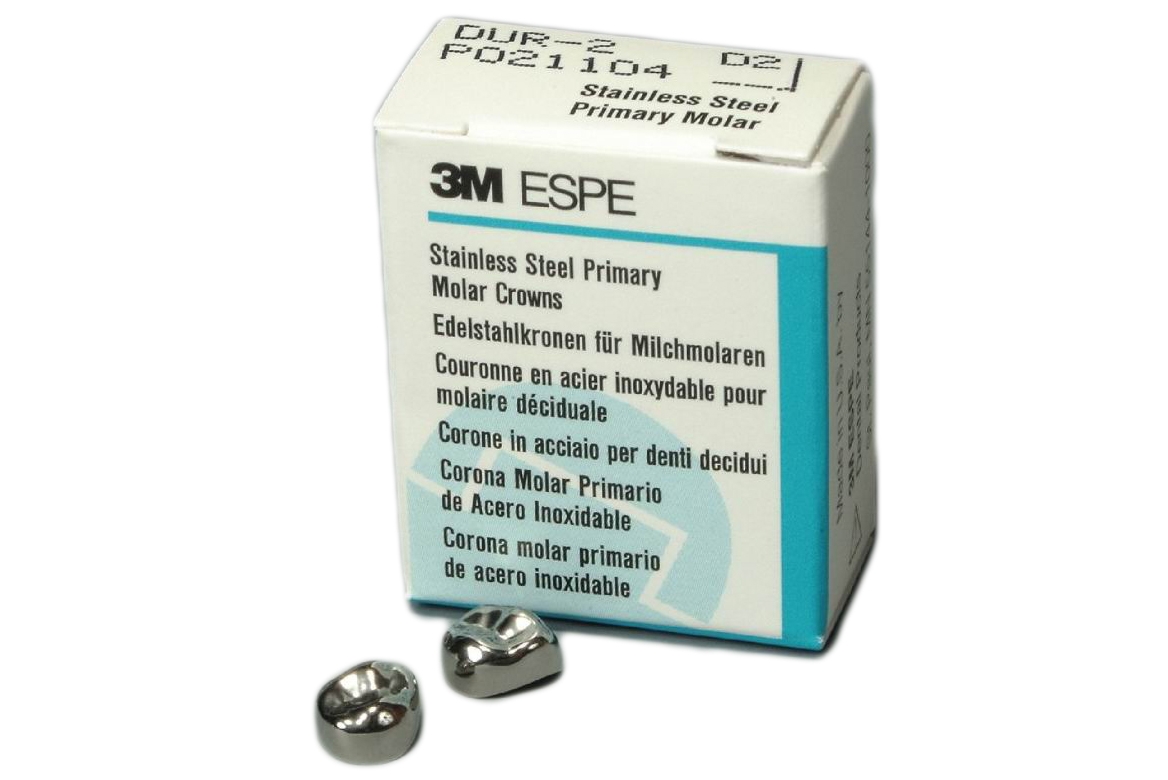 - Stainless Steel Primary Molar Crowns